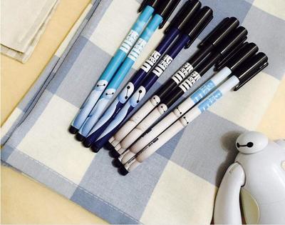 西安金科状元文化用品 专业大白中性笔配送服务与视觉展示